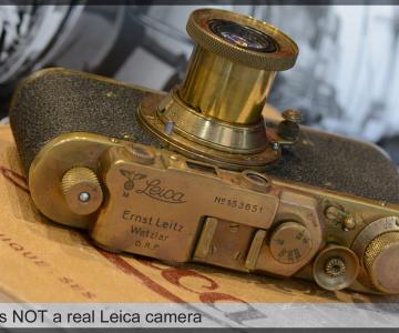 Leica doré mais pas "Leica Gold"